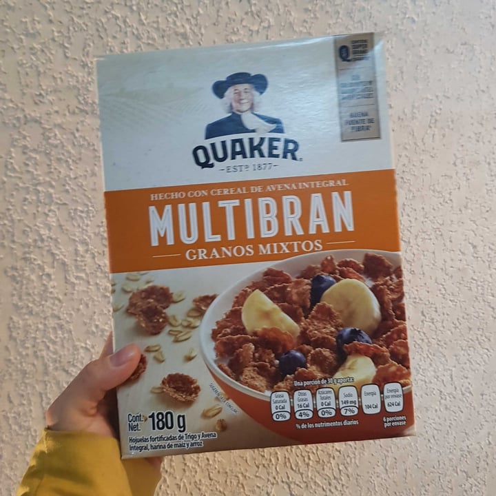 photo of Quaker Multigrano con pasas shared by @gingerhely on  12 Jul 2020 - review