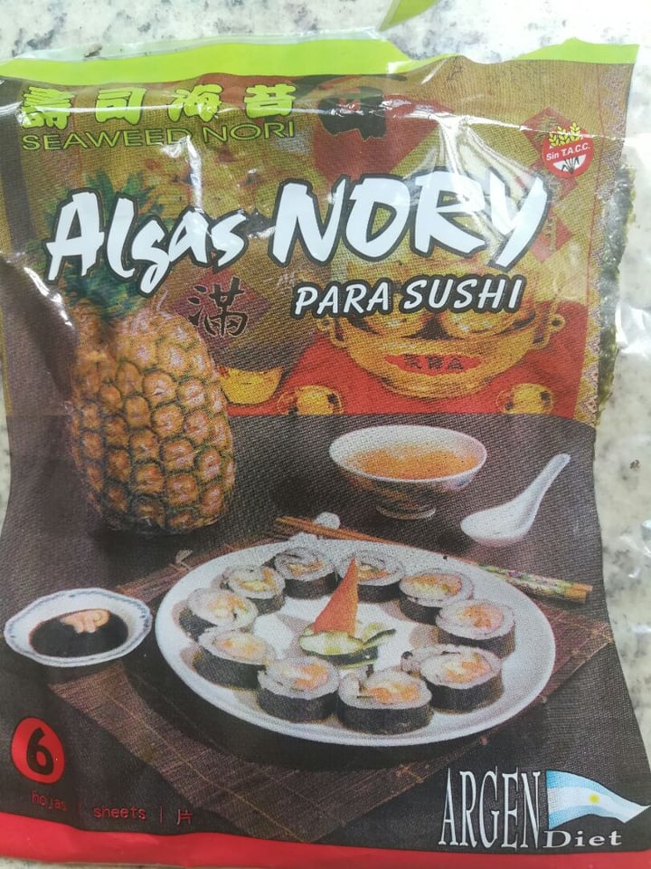 review photo of ArgenDiet Algas Nory para Sushi shared by @joaco on 15 Jan 2020 - review