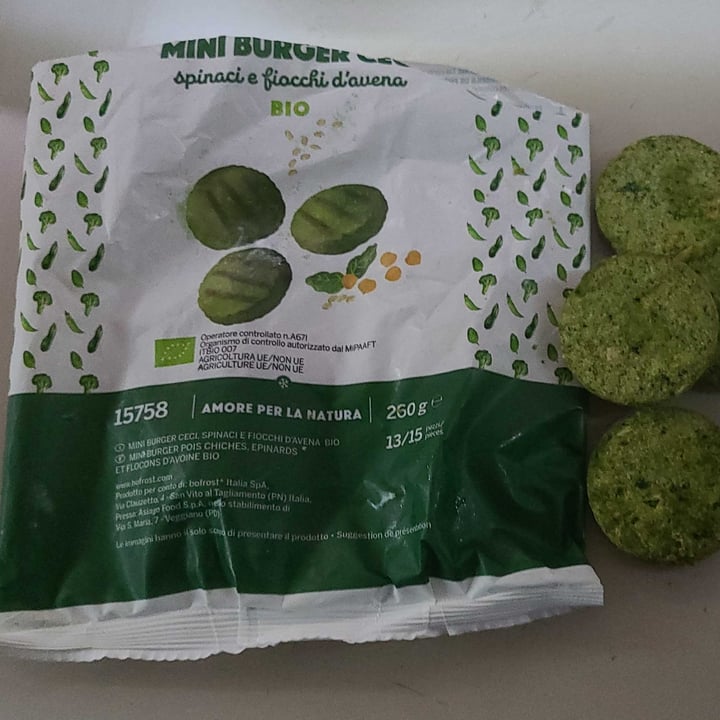 photo of Bofrost Mini burger ceci E Spinaci shared by @ste81 on  15 Jul 2022 - review