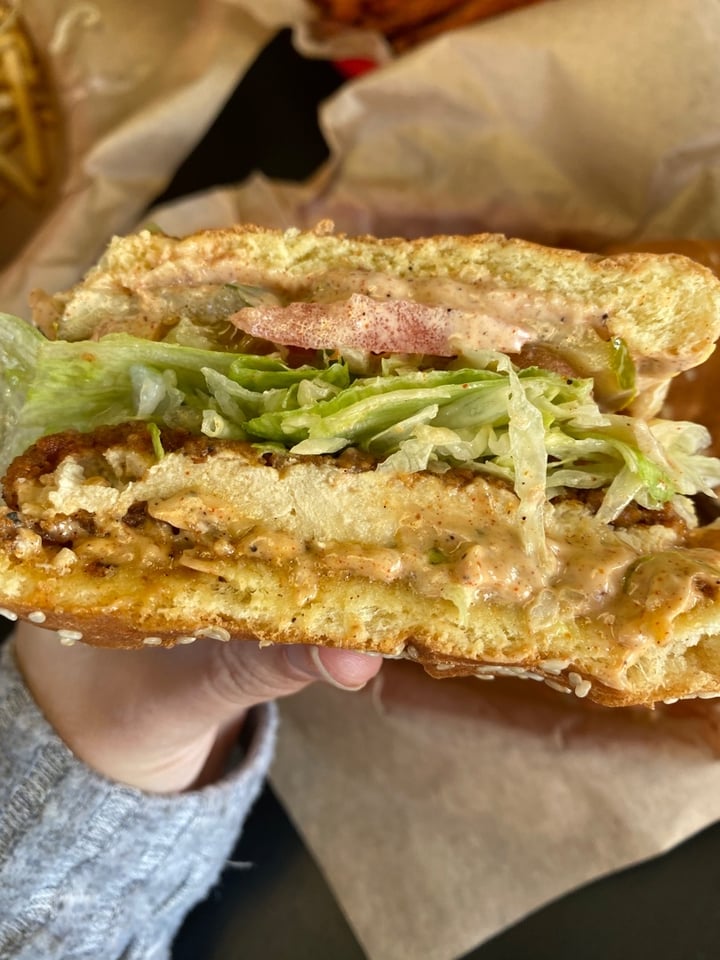 photo of Nice Guys 100% Vegan Spicy Chicken Sandwich shared by @bawnee on  03 Jan 2020 - review
