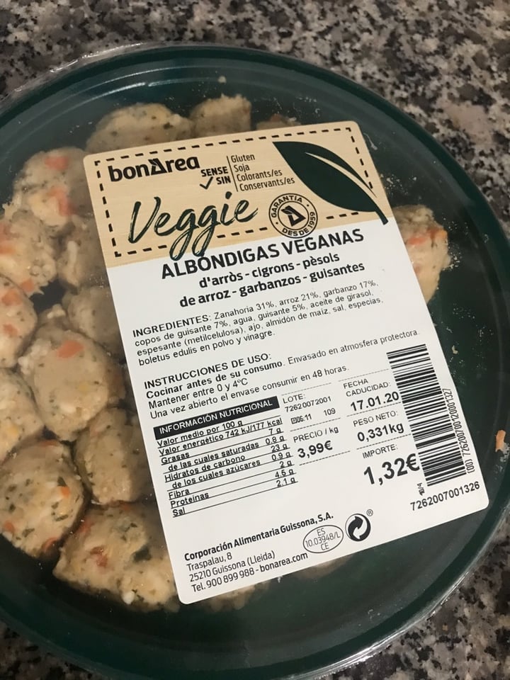 photo of BonÀrea Albóndigas shared by @belindacb on  15 Jan 2020 - review