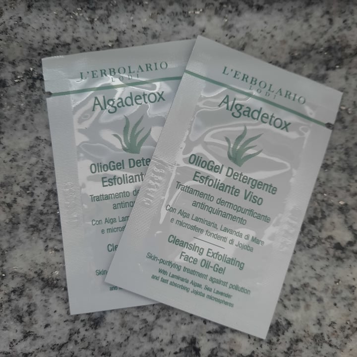 review photo of L' Erbolario Lodi Algadetox Olio Gel Detergente Viso shared by @lucreziaapii on 18 Sep 2022 - review