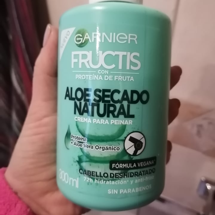 photo of Garnier Garnier Fructis Aloe Secado Natural Crema para Peinar shared by @vale2cq on  08 Oct 2020 - review