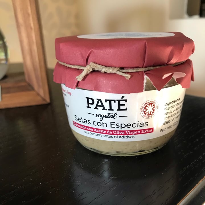 review photo of La Conservera del Prepirineo S. Corp Paté Vegetal de Setas con Especias shared by @veggo on 09 May 2020 - review
