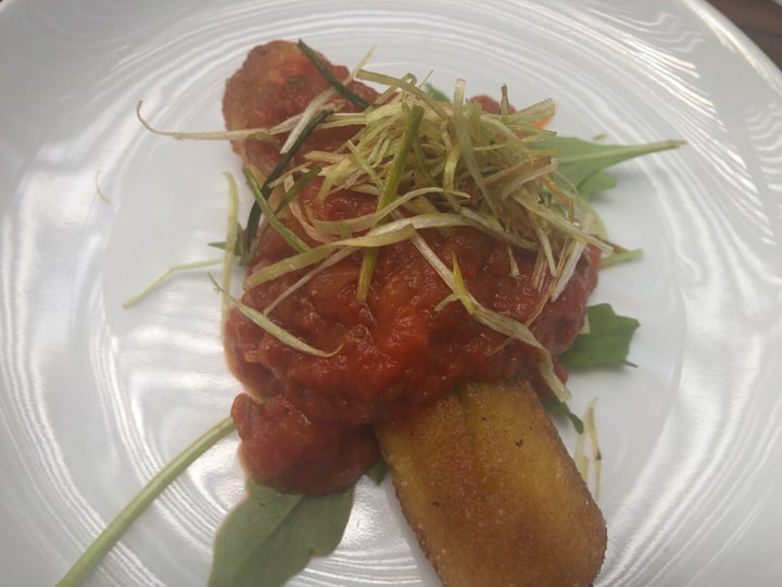 review photo of The Courtyard Café Homemade polenta sausage shared by @ethanmyers on 23 Dec 2019 - review