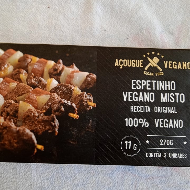 photo of Açougue vegano Espetinho Vegano Misto shared by @carolcherry on  06 Sep 2022 - review