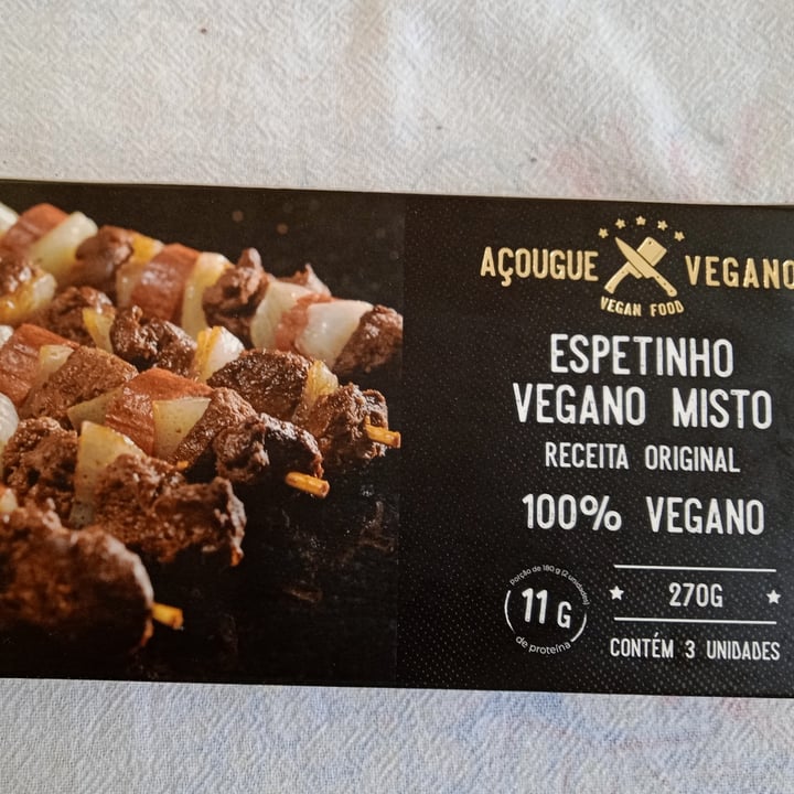 review photo of Açougue vegano Espetinho Vegano Misto shared by @carolcherry on 06 Sep 2022 - review