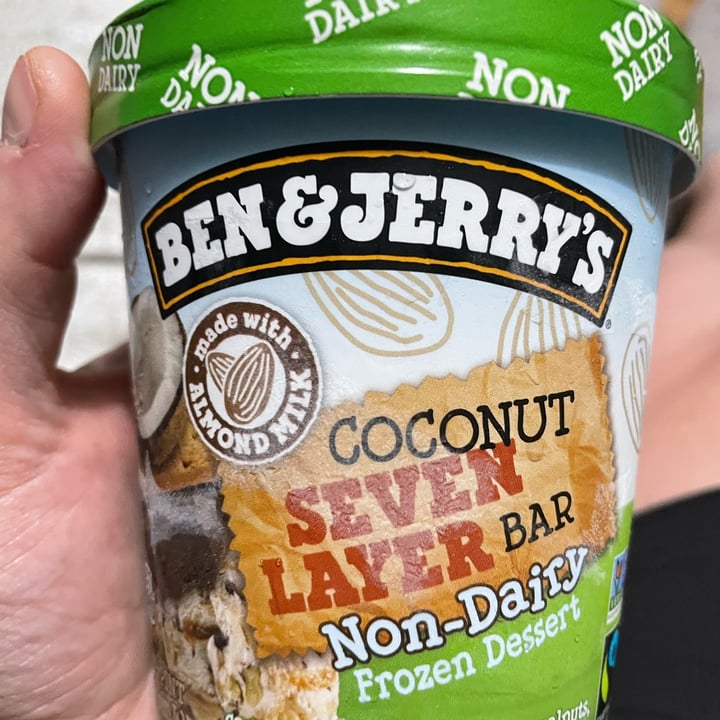 photo of Ben & Jerry's Coconut Seven Layer Bar Non-Dairy Frozen Dessert shared by @risinghope on  21 Jun 2022 - review