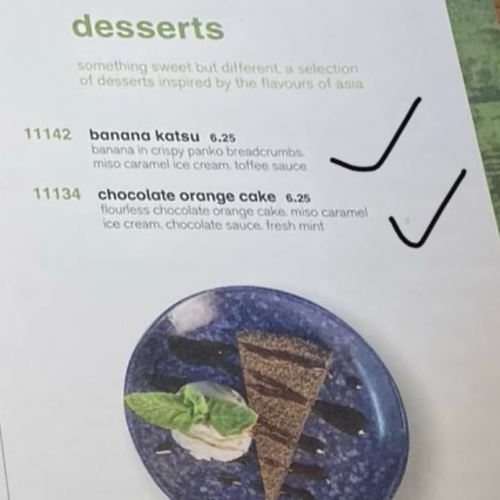 photo of Wagamama Leicester Chocolate Orange Cake shared by @georgiagem13 on  27 May 2021 - review