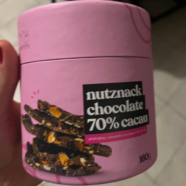 photo of We Nutz Nutznack Chocolate 70% cacau shared by @paulaneder on  25 Sep 2022 - review