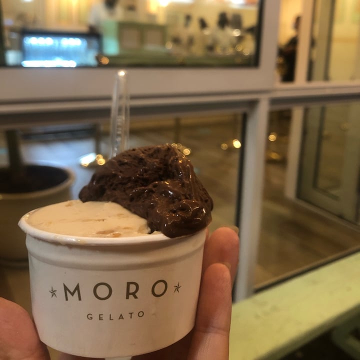 photo of Moro Gelato Sea Point Chocolate & Peanut Paradiso sorbetti shared by @abbyoliviaanderton on  01 Feb 2022 - review