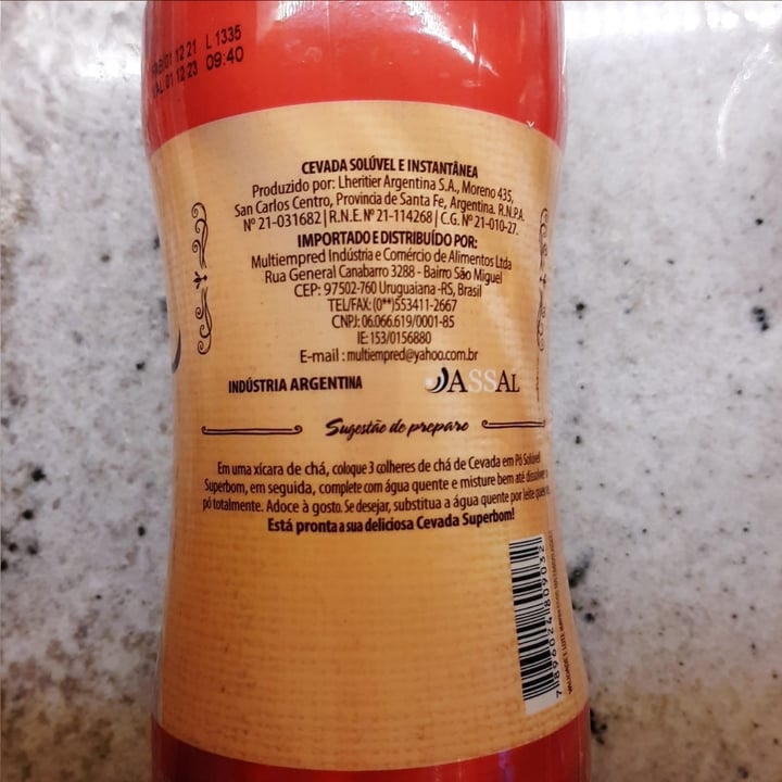 photo of Superbom Cevada solúvel shared by @cmiethke on  09 May 2022 - review