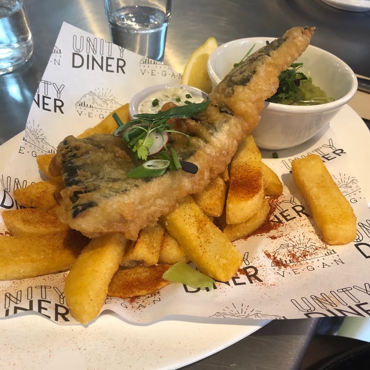 photo of Unity Diner The UD Tofish & Chips shared by @earthlinglucy on  17 Oct 2020 - review