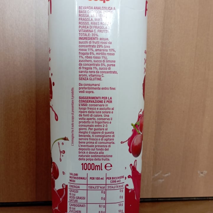 review photo of coop succo frutti rossi shared by @deboral89 on 11 Sep 2022 - review