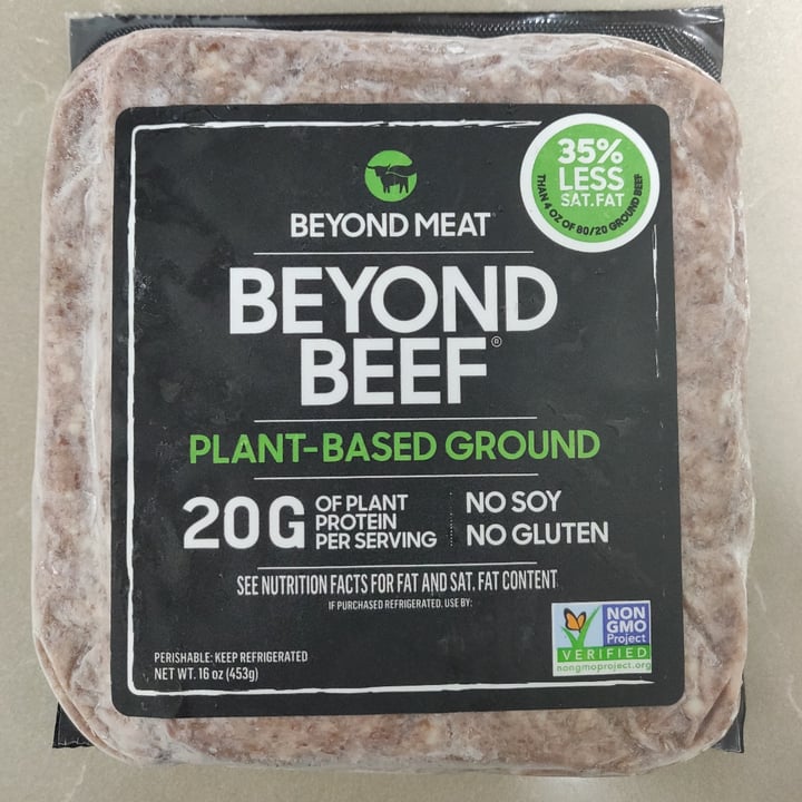 photo of Beyond Meat Beyond Beef Plant-Based Ground 20G shared by @katiashteiner on  30 Oct 2020 - review