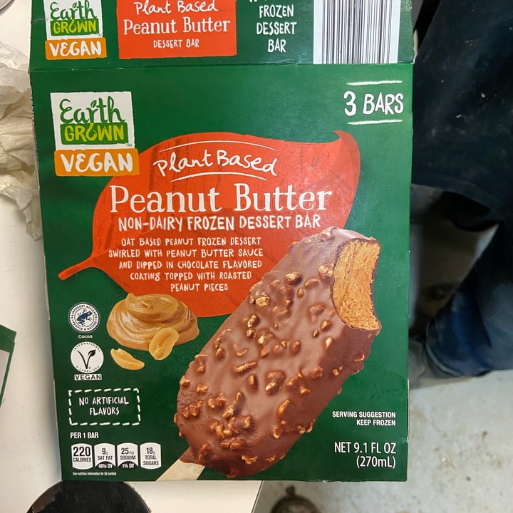 photo of Earth Grown Non-Dairy Dessert Bar (Peanut Butter) shared by @dkcfoh on  29 May 2022 - review