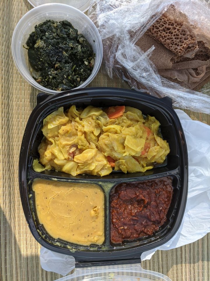 review photo of Ras Dashen Ethiopian Restaurant Veggie Sampler shared by @florence-al on 25 Mar 2020 - review