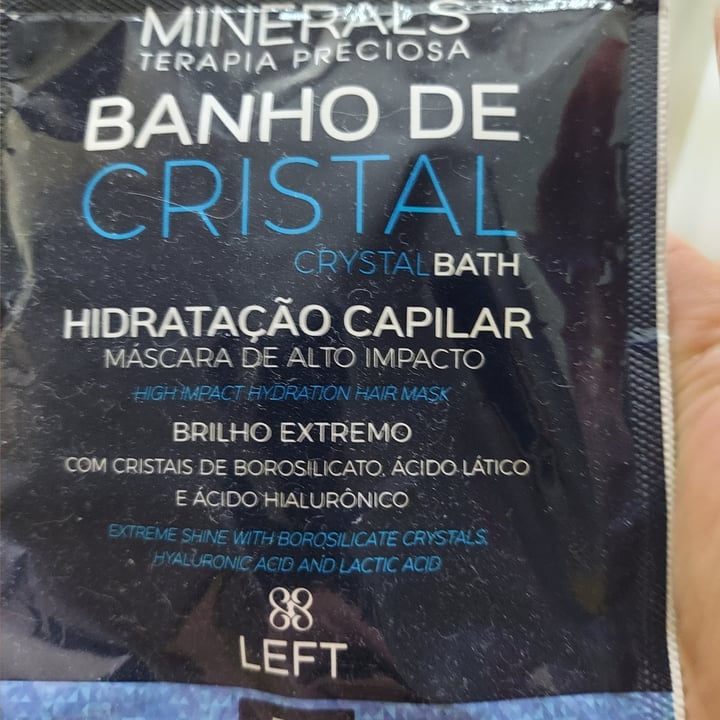 photo of Left cosméticos Banho de cristais shared by @bcfeltes on  10 May 2022 - review
