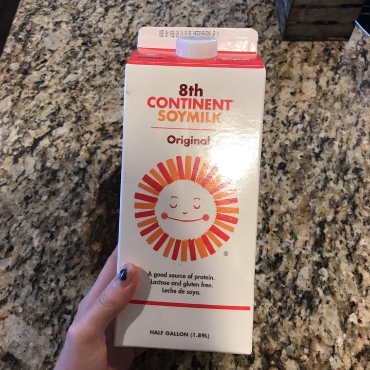 photo of 8th Continent  8th Continent Soy Milk shared by @happycow on  19 Jan 2020 - review