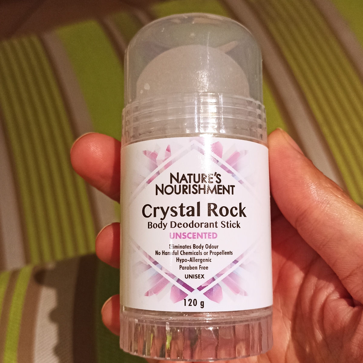 Nature’s Nourishment Crystal Rock Body Deodorant Stick Unscented ...