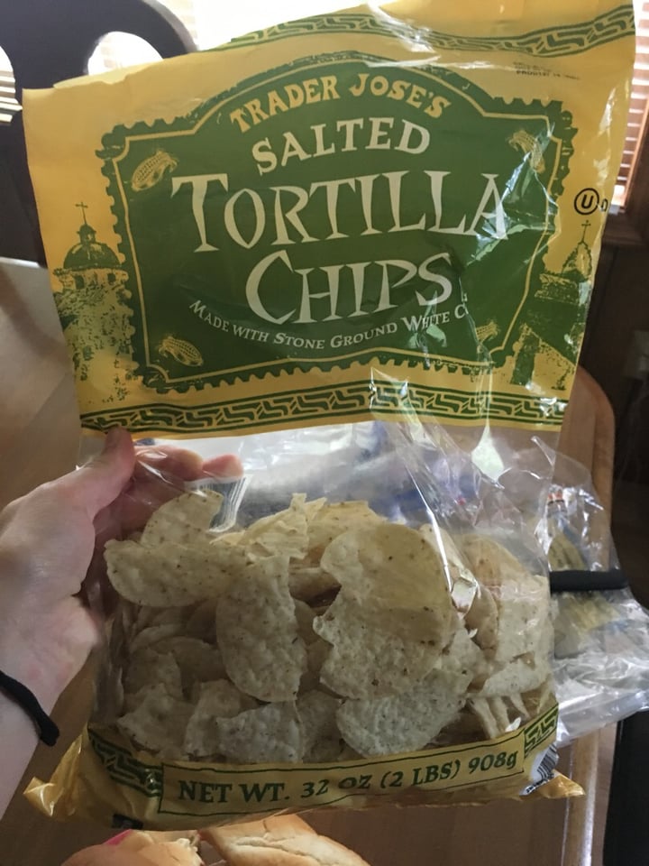 photo of Trader Joe's Salted Tortilla Chips shared by @plants on  12 Jul 2019 - review