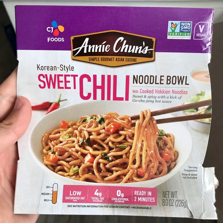photo of Annie Chun's Korean-Style Sweet Chili Noodle Bowl shared by @curvycarbivore on  07 Jul 2020 - review