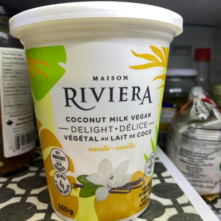 photo of Maison Riviera Coconut Milk Vegan Delight Vanilla shared by @veganmika on  01 Nov 2021 - review