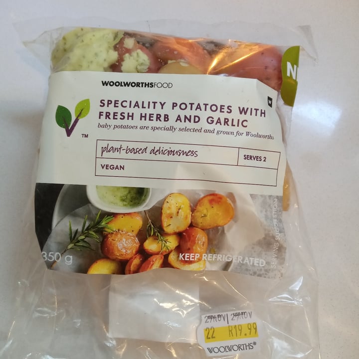 photo of Woolworths Food Specialty Potatoes With Fresh Herbs And Butter shared by @fruitfulfig on  30 Nov 2021 - review