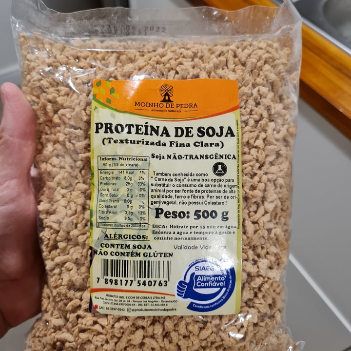 review photo of Moinho de pedra Proteína texturizada de soja shared by @zeflavio on 03 Aug 2021 - review