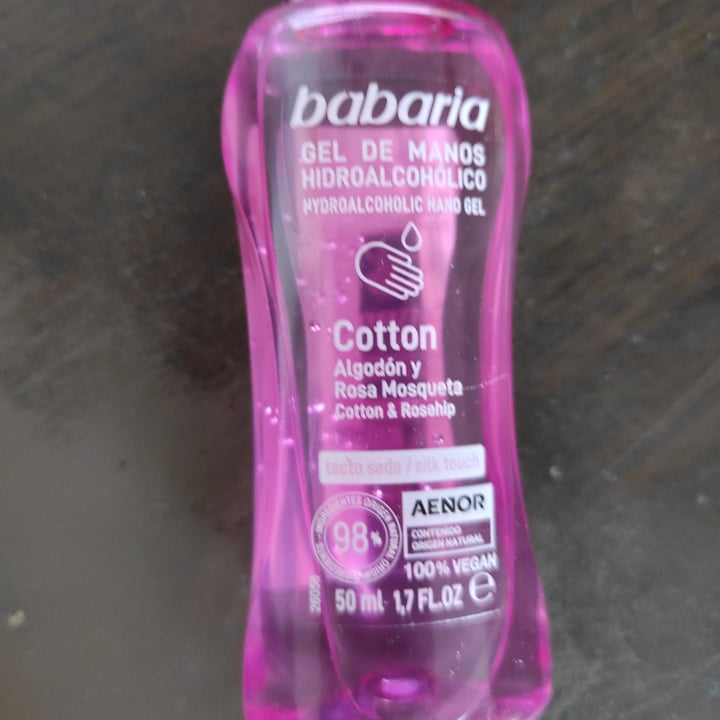 review photo of Babaria Gel de manos hidroalcohólico Cotton shared by @saramon95 on 27 Sep 2021 - review