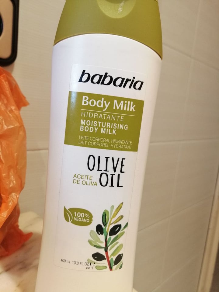 photo of Babaria Bio  Crema corporal de aceite de oliva shared by @anagalleyda on  06 Mar 2020 - review