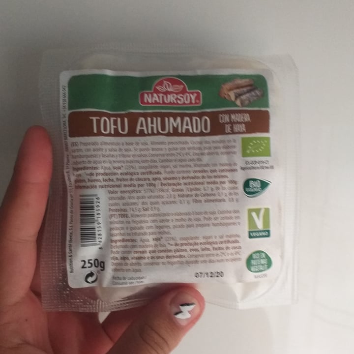 review photo of Natursoy Tofu Ahumado shared by @enekuuus on 01 Dec 2020 - review