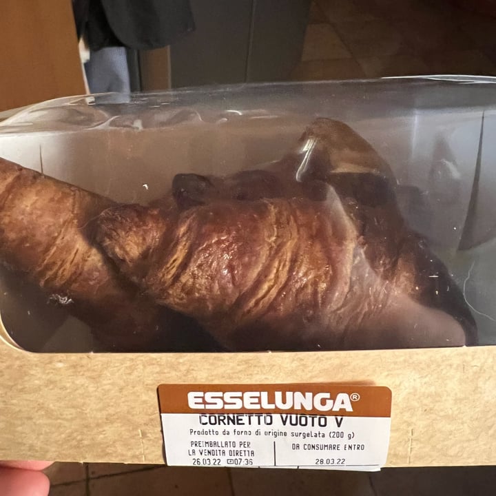 photo of Esselunga Cornetto vegano vuoto shared by @fedegarbe on  27 Mar 2022 - review