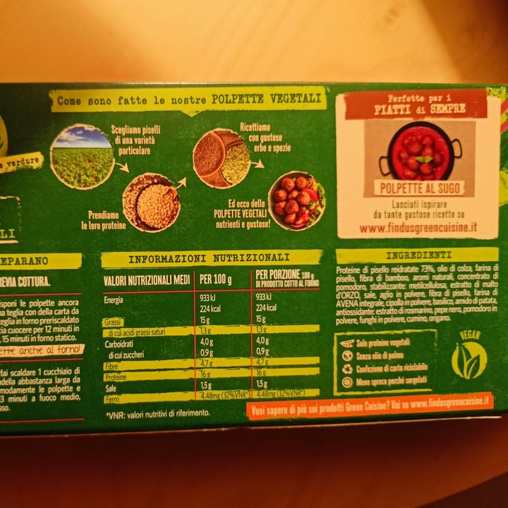 review photo of Findus Polpette Vegetali shared by @beaman on 26 Jun 2022 - review