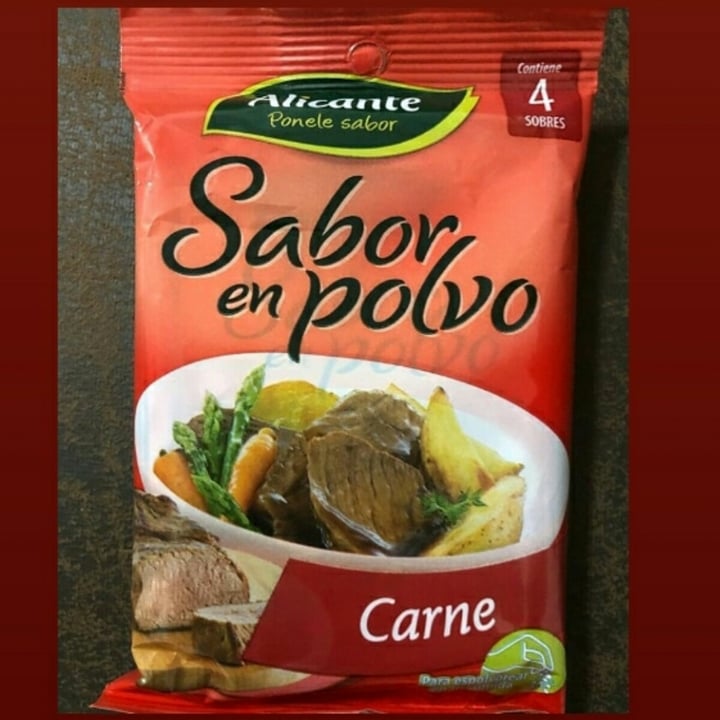 review photo of Alicante Sabor en Polvo Carne shared by @lourdesquatrin on 04 Jun 2020 - review