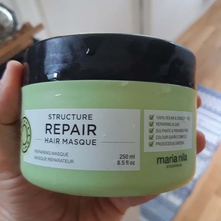 photo of Maria Nila Structure Repair Hair Masque shared by @carolicagigas on  27 Jul 2020 - review