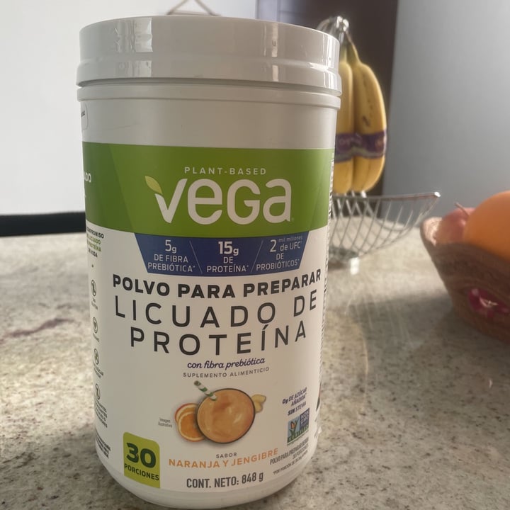 photo of Plant-Based Vega  Licuado De Proteína Naranja Y Jengibre shared by @denmiguel on  01 Jun 2021 - review