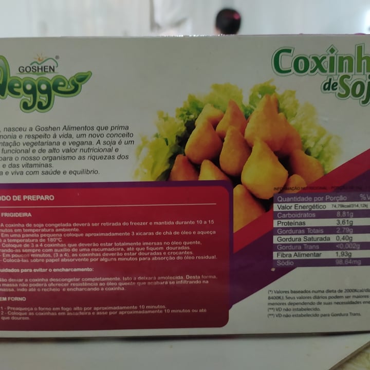 review photo of Goshen Vegges Coxinhas de Soja shared by @camsoube on 08 Jun 2022 - review