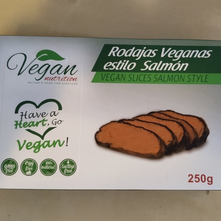 photo of Vegan Nutrition Rodajas Veganas Estilo Salmón shared by @gulopu on  19 Sep 2021 - review