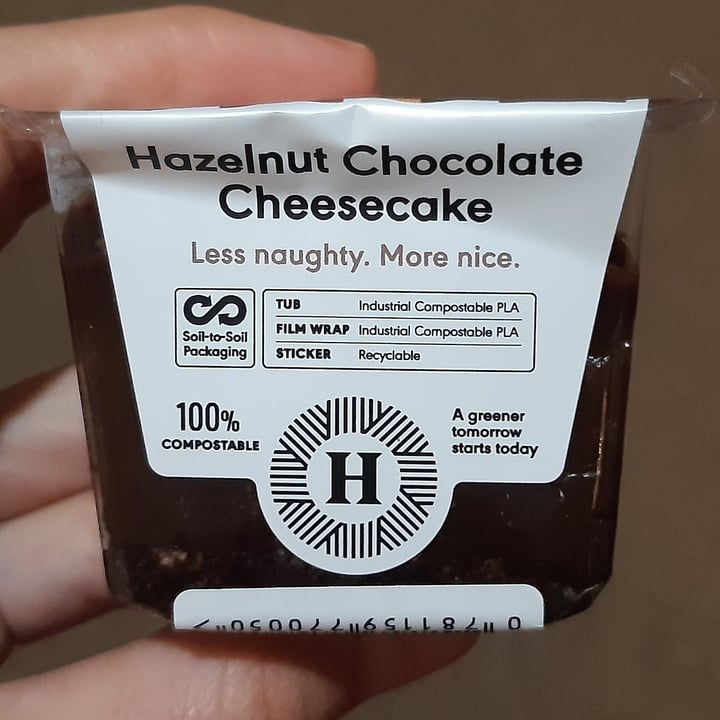 photo of Herbivore Hazelnut Chocolate Cheesecake shared by @lpandel on  07 Nov 2021 - review