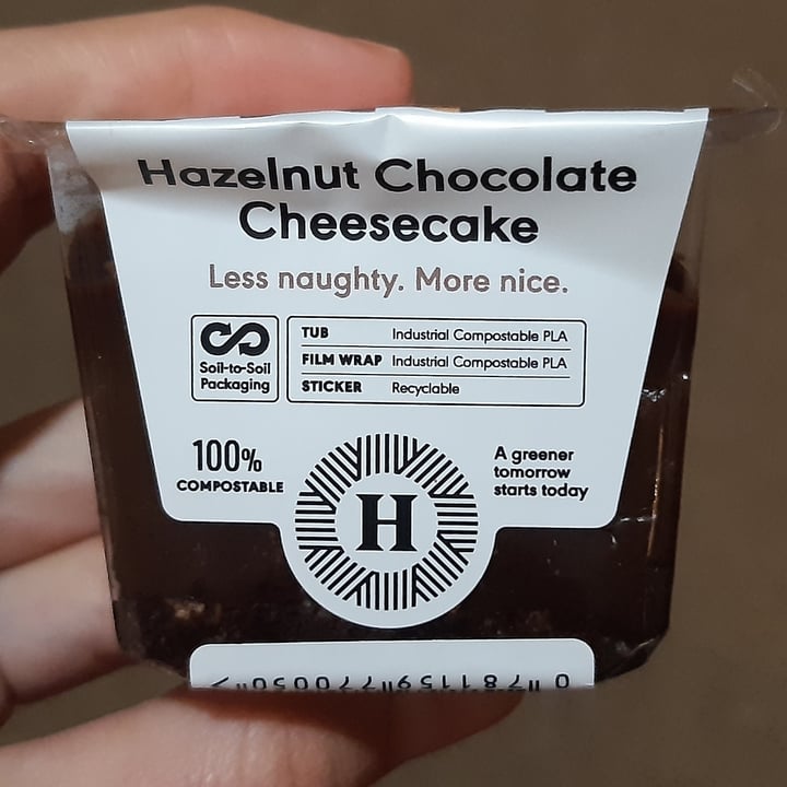 review photo of Herbivore Hazelnut Chocolate Cheesecake shared by @lpandel on 07 Nov 2021 - review