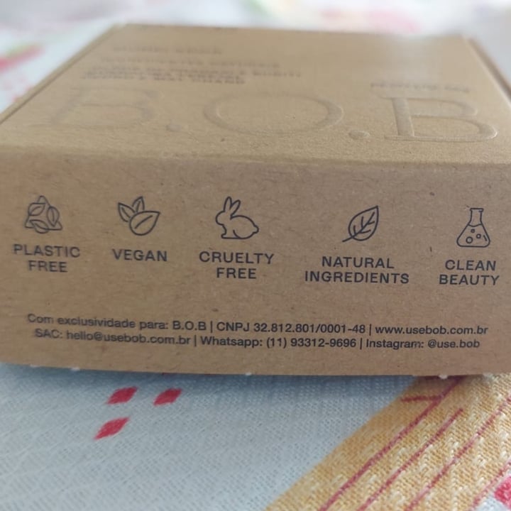 review photo of B.O.B Condicionador Sólido Hidratação Profunda shared by @evenilton on 11 May 2022 - review