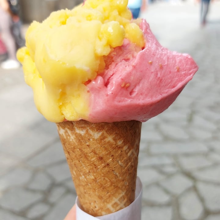photo of Pappa’Lab Cone com gelado de Morango e Laranja shared by @raymats on  19 Jun 2022 - review