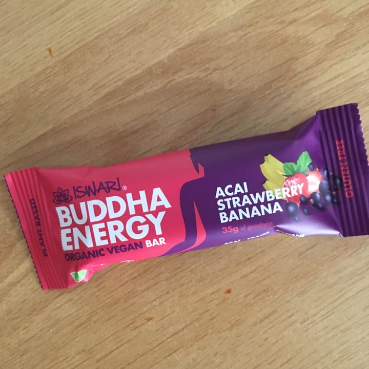 photo of Iswari Buddha Energy Bar Acai Strawberry Banana shared by @hijasdhekate on  03 Jul 2020 - review