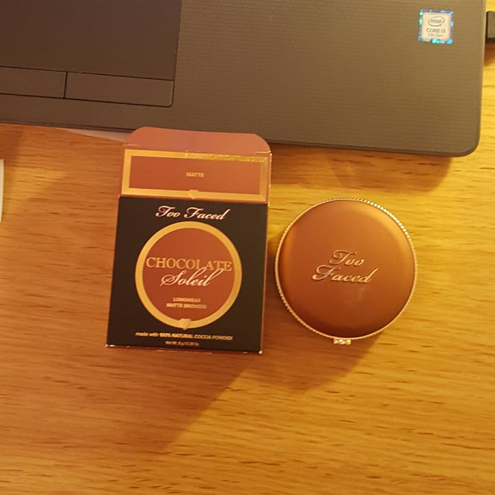 photo of Too Faced Chocolate Soleil Matte Bronzer shared by @graziamar on  25 Apr 2021 - review