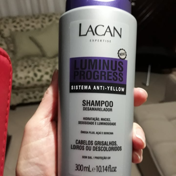 review photo of Lacan Shampoo Desamarelador shared by @giselenishikava on 30 Jul 2022 - review