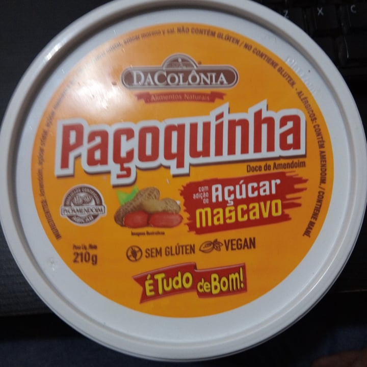 photo of DaColônia Paçoquinha shared by @distarvegan on  24 Jul 2022 - review