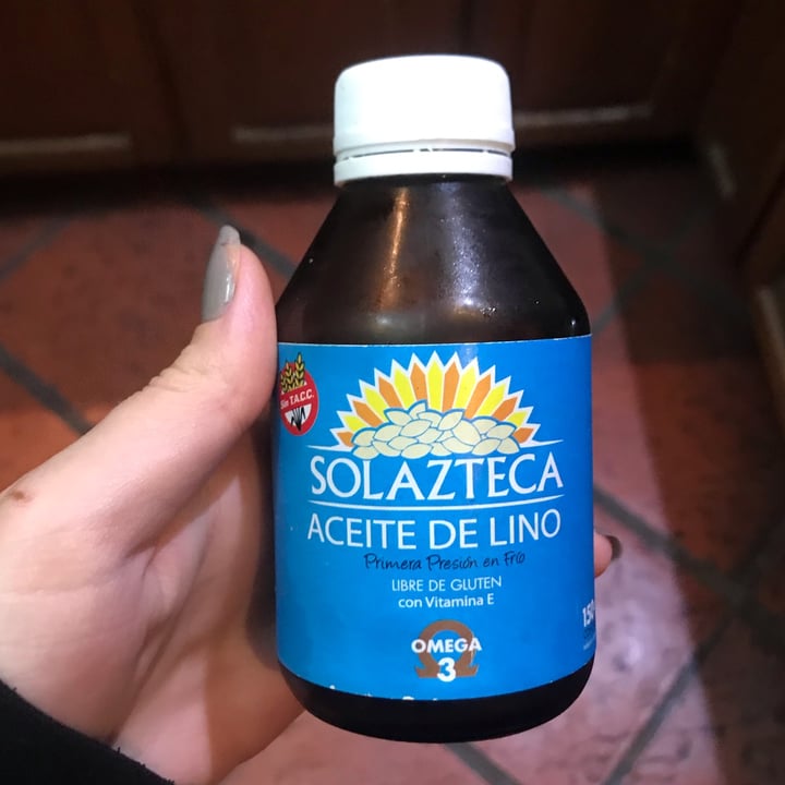 photo of Solazteca Aceite De Lino shared by @veganmorfi on  08 Dec 2021 - review
