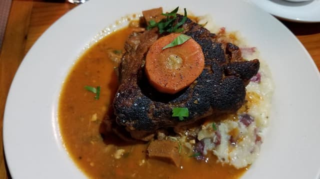 Photo of the dish “Carrot and Ribeye Osso Buco”