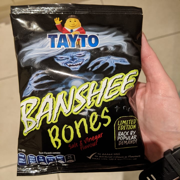 photo of Tayto Banshee Bones shared by @irishveganjo on  22 Sep 2021 - review